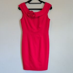 Calvin Klein Red Sleeveless Dress